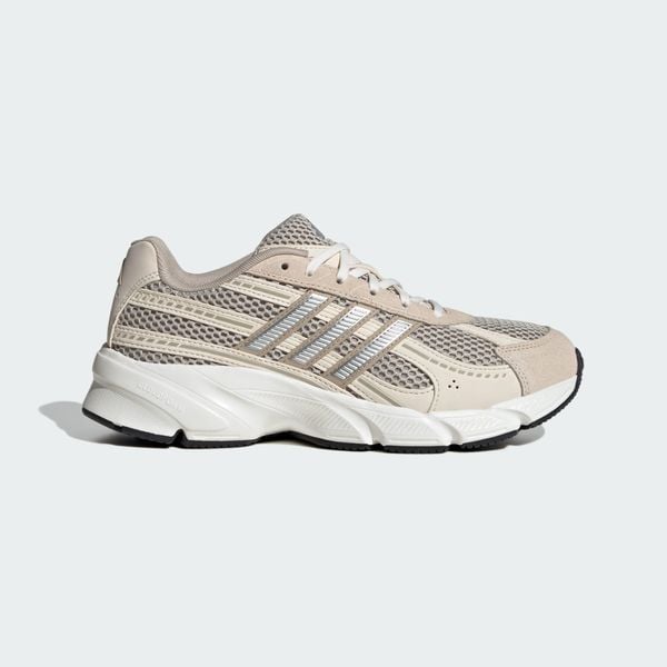 BUTY TECHNOCHAOS 2000. Białe obuwie sportowe damskie Adidas, bez wzorów, z gumy, do biegania. Za 295.20 zł.