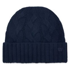 Czapka z daszkiem Weekend Max Mara. Niebieskie czapki i kapelusze damskie Weekend Max Mara, bez wzorów. Za 544.99 zł.
