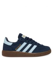 Adidas Sneakersy Handball Spezial JI2895 Granatowy. Niebieskie buty sportowe dziewczęce Adidas, bez wzorów, ze skóry, bez zapięcia, do piłki ręcznej. Za 279.99 zł.
