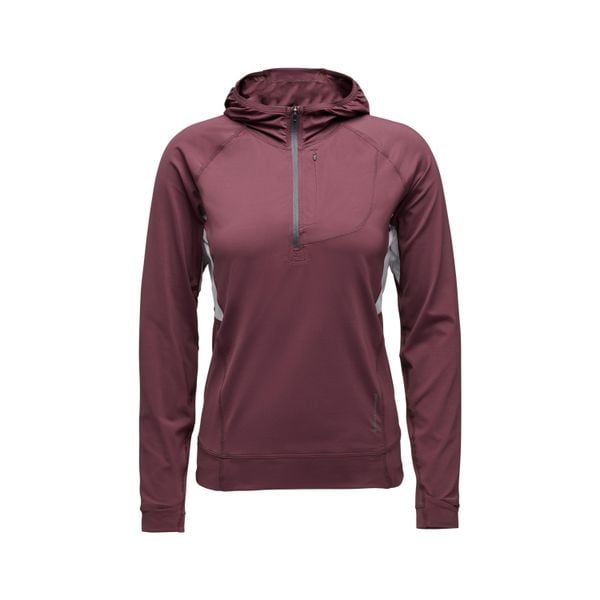 Bluza damska z kapturem Black Diamond Alpenglow Pro. Czerwone bluzy damskie Black Diamond, s, bez wzorów, z kapturem. Za 488.50 zł.