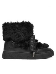 Guess Śniegowce FLFUEK FUR10 Czarny. Czarne śniegowce i trapery damskie Guess, z materiału. Za 559.99 zł.