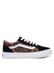 Vans Tenisówki Old Skool VN000CY8BMV1 Czarny. Czarne trampki i tenisówki dziewczęce Vans, bez wzorów, ze skóry, bez zapięcia. Za 169.99 zł.