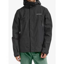 Kurtka przeciwdeszczowa męska Didriksons Grit Jacket 4. Czarne kurtki męskie Didriksons, m, bez wzorów, bez kaptura. Za 637.99 zł.