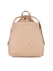 Beverly Hills Polo Club Plecak BHPC-K-041-06 Beżowy. Brązowe plecaki damskie Beverly Hills Polo Club, bez wzorów, z materiału. Za 249.99 zł.