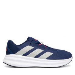 Buty do biegania adidas. Niebieskie buty sportowe męskie Adidas, bez zapięcia, do biegania. Za 239.99 zł.