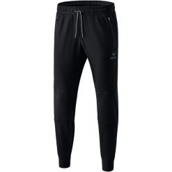 Spodnie dresowe Erima essential. Czarne krótkie spodenki sportowe męskie Erima, m, bez wzorów, z dresówki, na fitness i siłownię. Za 195.00 zł.