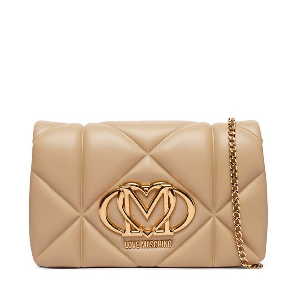 Torebka LOVE MOSCHINO. Brązowe torebki do ręki damskie Love Moschino, bez wzorów, wizytowe, bez dodatków. Za 517.99 zł.