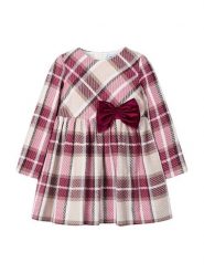 Mayoral Sukienka codzienna 4924 Czerwony Regular Fit. Czerwone sukienki dla dziewczynek Mayoral, bez wzorów, z syntetyku, bez ramiączek. Za 229.99 zł.