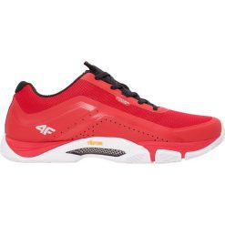 Buty sportowe męskie OBMS102 - czerwony. Czerwone buty sportowe męskie 4f, z gumy. Za 349.99 zł.