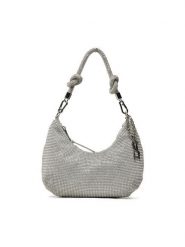 Steve Madden Torebka Bkaya SM13000999 Srebrny. Szare torebki do ręki damskie Steve Madden, bez wzorów, ze skóry, bez dodatków. Za 551.99 zł.