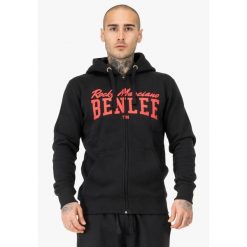 Bluza z kapturem Benlee Vitalino. Czarne bluzy sportowe męskie BENLEE, s, bez wzorów, z bawełny, z kapturem. Za 263.00 zł.