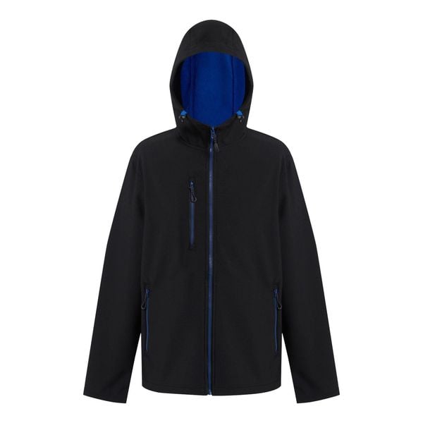 Męska Kurtka Soft Shell Navigate 2 Layer. Czarne kurtki męskie Regatta, l, bez wzorów, trekkingowe. Za 229.99 zł.