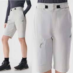 SPODENKI DAMSKIE 4F TREKKINGOWE SZYBKOSCHNĄCE PRZED KOLANO WIELOKOLOROWE. Szorty sportowe damskie 4f, na lato, l, bez wzorów, z materiału, eleganckie, do biegania. Za 169.99 zł.