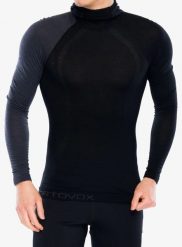 Bluza termoaktywna męska Ortovox 120 Comp Light Hoody. Czarne bluzy męskie ORTOVOX, na zimę, m, bez wzorów, z dzianiny. Za 521.39 zł.