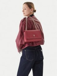 Guess Torebka 178575 Czerwony. Czerwone torebki do ręki damskie Guess, z aplikacjami, ze skóry, bez dodatków. Za 319.99 zł.