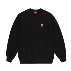 Bluza męska PROSTO Crewneck Bazy. Czarne bluzy męskie Prosto., m, bez wzorów, bez kaptura. Za 169.99 zł.