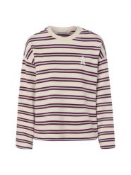 ARMEDANGELS Bluza Kobiety Bawełna (100%) biały|niebieski|czerwony, S. Białe bluzy damskie ARMEDANGELS, s, bez wzorów, z bawełny, bez kaptura. Za 449.95 zł.