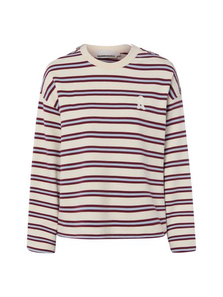 ARMEDANGELS Bluza Kobiety Bawełna (100%) biały|niebieski|czerwony, S. Białe bluzy damskie ARMEDANGELS, s, bez wzorów, z bawełny, bez kaptura. Za 449.95 zł.