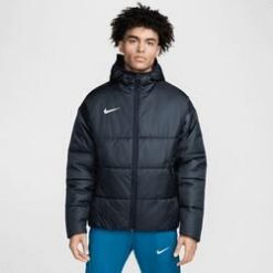 Kurtka sportowa męska Therma-Fit Academy Pro Jacket. Białe kurtki męskie Nike, m, bez wzorów, z materiału, sportowe, z kapturem. Za 632.40 zł.