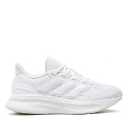 Buty do biegania adidas. Białe obuwie sportowe damskie Adidas, bez wzorów, do biegania. Za 229.99 zł.