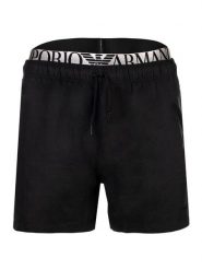 Emporio Armani Szorty sportowe EM000686 AF20432 UC001 Czarny Regular Fit. Czarne krótkie spodenki sportowe męskie Emporio Armani, m, bez wzorów, z syntetyku. Za 324.99 zł.