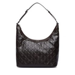 Torebka Calvin Klein. Brązowe torebki do ręki damskie Calvin Klein, bez wzorów, klasyczne, bez dodatków. Za 649.99 zł.