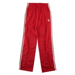 Second life - Spodnie dresowe męskie Adidas czerwone - Jak nowy. Czerwone spodnie sportowe męskie Adidas, m, bez wzorów, z dresówki, do biegania. Za 127.76 zł.