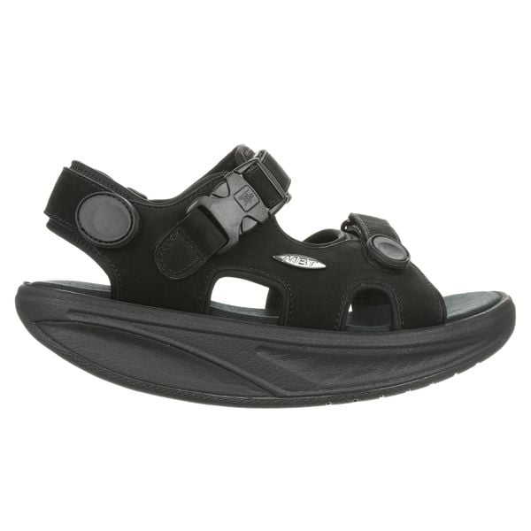 Sandały MBT Kisumu Classic. Czarne sandały męskie MBT, z gumy, bez zapięcia. Za 669.00 zł.