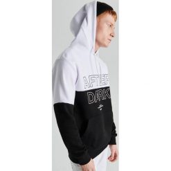Czarno-biała bluza z kapturem - Biały. Białe bluzy męskie marki Cropp, bez wzorów. Za 119.99 zł.