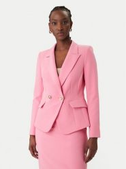 Rinascimento Marynarka CFC0128643003 Różowy Regular Fit. Czerwone żakiety damskie Rinascimento, m, bez wzorów, z syntetyku. Za 749.99 zł.