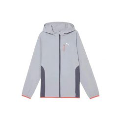 Kurtka z dresu Puma PWRTRAIN. Szare kurtki męskie Puma, m, bez wzorów, z dresówki, eleganckie, bez kaptura. Za 263.15 zł.
