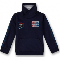 Bluza w kolorze granatowym. Bluzy dla chłopców marki bonprix. W wyprzedaży za 92.95 zł.
