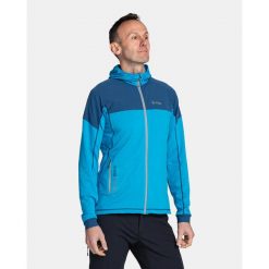 Męska bluza outdoorowa Kilpi MEMPHIS-M. Niebieskie bluzy męskie Kilpi, m, bez wzorów, bez kaptura, trekkingowe. Za 298.12 zł.