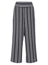 Joseph Ribkoff Kuloty 251162 Granatowy Wide Leg. Niebieskie spodnie materiałowe damskie Joseph Ribkoff, bez wzorów, z syntetyku. Za 569.99 zł.