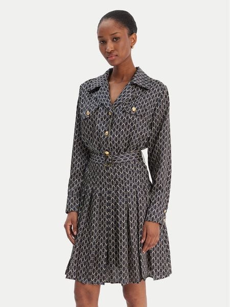 Marciano Guess Sukienka codzienna 6RGK30 7435A Czarny Regular Fit. Czarne sukienki damskie Marciano Guess, na co dzień, z aplikacjami, z syntetyku, bez kołnierzyka, bez ramiączek, proste. Za 1,090.00 zł.