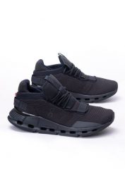 Sneakersy damskie ON Cloud Cloudnova (26.99814). Czarne obuwie sportowe damskie On, bez wzorów. Za 579.99 zł.