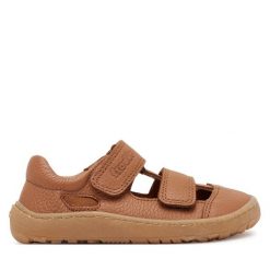 Sandały Froddo. Brązowe sandały chłopięce Froddo, bez zapięcia. Za 219.99 zł.