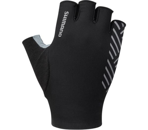 Rękawiczki rowerowe ADVANCED, czarne. Czarne rękawiczki męskie Shimano, na lato, bez wzorów, z elastanu. Za 212.00 zł.