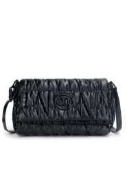 Monnari Torebka TORIMP0-24Z-BAG4840-K020D000-R00 Czarny. Czarne listonoszki damskie Monnari, bez wzorów, z materiału, bez dodatków. Za 239.99 zł.