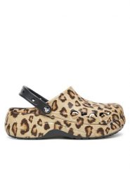 Crocs Klapki BAYA PLATFORM CLOG 208712-0C4 Beżowy. Brązowe klapki damskie Crocs, bez wzorów, z tworzywa sztucznego, bez obcasa. Za 219.99 zł.
