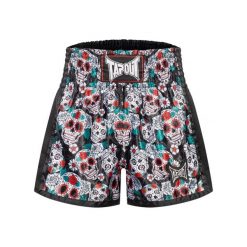 Szorty do boksu tajskiego Tapout Bollan. Czarne krótkie spodenki sportowe męskie TAPOUT, bez wzorów, na fitness i siłownię. Za 279.00 zł.