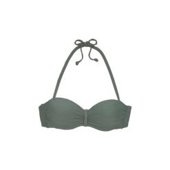 Bikini bandeau z fiszbinami kobiecy Lascana Loretta. Zielone bikini damskie LASCANA, s, bez wzorów. Za 277.00 zł.