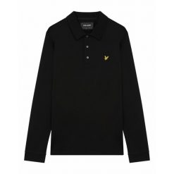 Koszulka polo z długim rękawem Lyle & Scott. Czarne buty sportowe męskie LYLE AND SCOTT, na lato, m, bez wzorów, z materiału, casualowe, bez ramiączek. Za 319.00 zł.