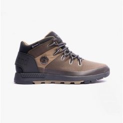 Trzewiki Timberland Sprint Trekker Mid z membraną TimberDry. Zielone trekkingi męskie Timberland, do biegania. Za 604.90 zł.
