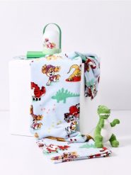 Koc dziecięcy PAW Patrol - błękitny. Niebieskie kocyki dla dzieci Sinsay. Za 25.99 zł.
