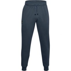 Spodnie fitness męskie Under Armour Rival Fleece Joggers. Szare buty sportowe męskie Under Armour, bez zapięcia, na fitness i siłownię. Za 149.99 zł.