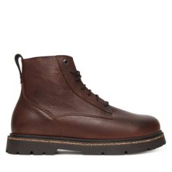 Trapery Birkenstock. Brązowe śniegowce i trapery męskie Birkenstock, bez zapięcia. Za 759.99 zł.