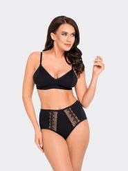 Figi Model BBL 199 Black - Babell. Czarne figi damskie Babell, l, bez wzorów, z bawełny. Za 68.91 zł.