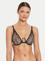 Chantelle Biustonosz z fiszbiną Vibrate C018MA Czarny. Czarne biustonosze Chantelle, bez wzorów, z syntetyku. Za 309.99 zł.