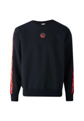 Bluza męskie Nike Sportswear czarny. Czarne bluzy sportowe męskie Nike, l, bez wzorów, z materiału, bez kaptura, trekkingowe. Za 452.70 zł.